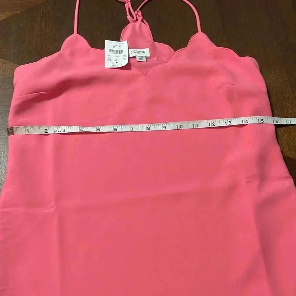 J. crew Scalloped Tank - Pink - Picture 8 of 8